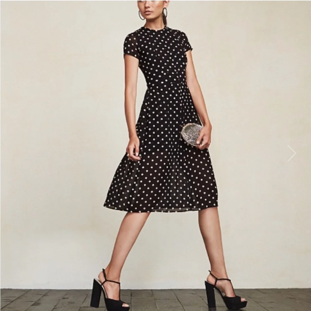 Reformation Betty Midi Dress 10 - Picture 2 of 6
